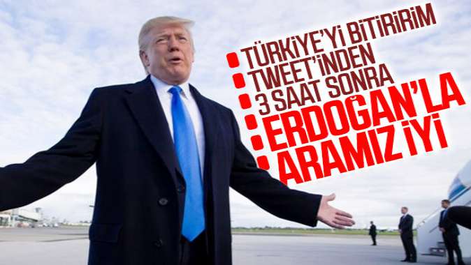 Trump: Suriyede kimsenin tarafında değilim