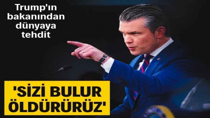 Trump'ın bakanı kameralar önüne geçti, dünyaya gözdağı verdi