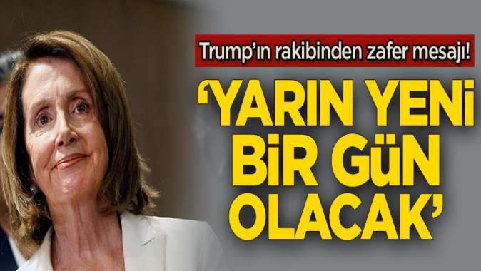 Trumpın rakibinden zafer mesajı! Yarın yeni bir gün olacak