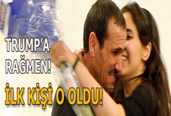 Trump'ın yasağını ilk delen kişi!