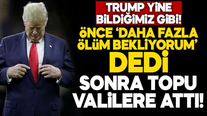 Trumptan korkutan açıklama!
