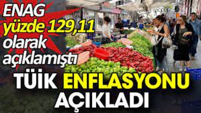 TÜİK enflasyonu açıkladı