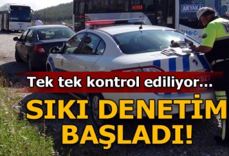 Tur otobüslerinde sıkı denetim