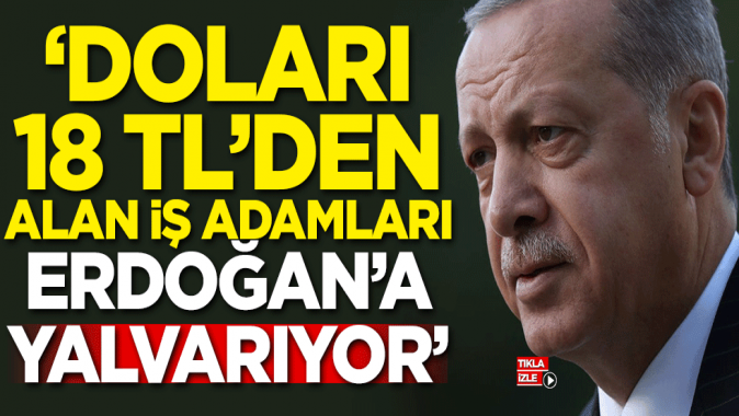 Turgay Güler açıkladı: Doları 18den alan iş adamları Erdoğana yalvarıyor