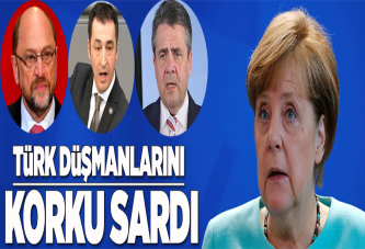 Türk düşmanlarını korku sardı.