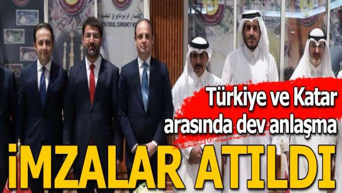 Türkiye ve Katar arasında anlaşma imzalandı