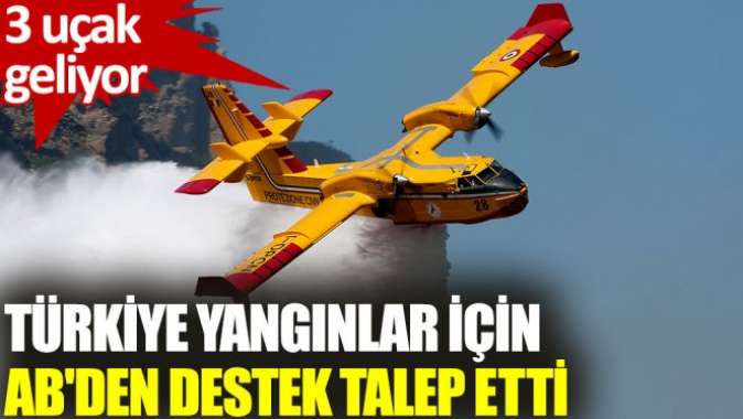 Türkiye, yangınlar için ABden destek talep etti!
