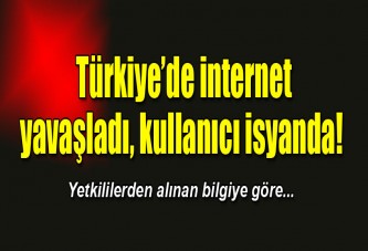 Türkiyede internet yavaşladı, kullanıcı isyanda!