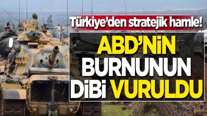 Türkiyeden stratejik hamle! ABD’nin burnunun dibi vuruldu