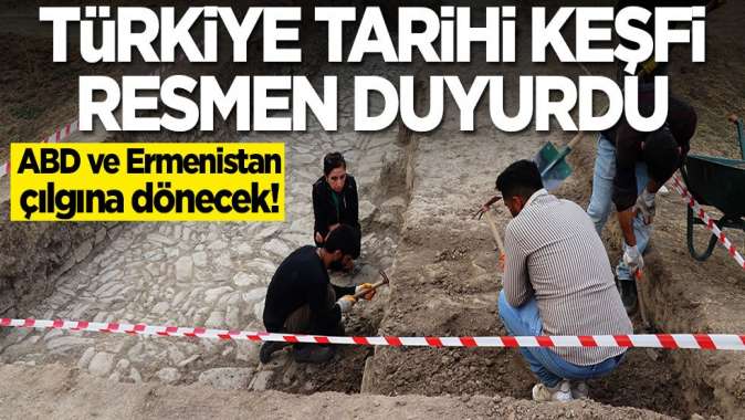 Türkiyeden tarihi keşif! ABD ve Ermenistan çılgına dönecek