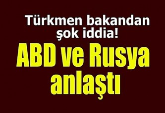 Türkmen bakandan şok iddia!