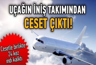 Uçağın iniş takımından ceset çıktı!