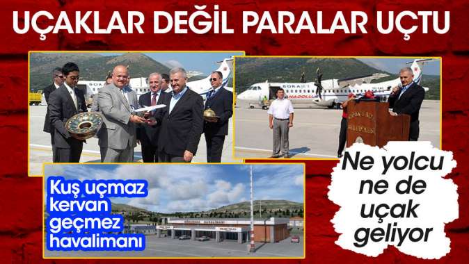 Uçaklar değil paralar uçtu. Gökçeada Havalimanına ne yolcu ne de uçak geliyor