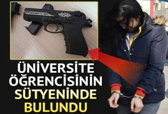 Üniversite öğrencisinin sütyeninde bulundu