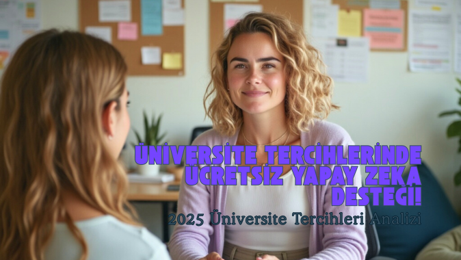 Üniversite Tercihlerinde Ücretsiz Yapay Zeka Desteği!