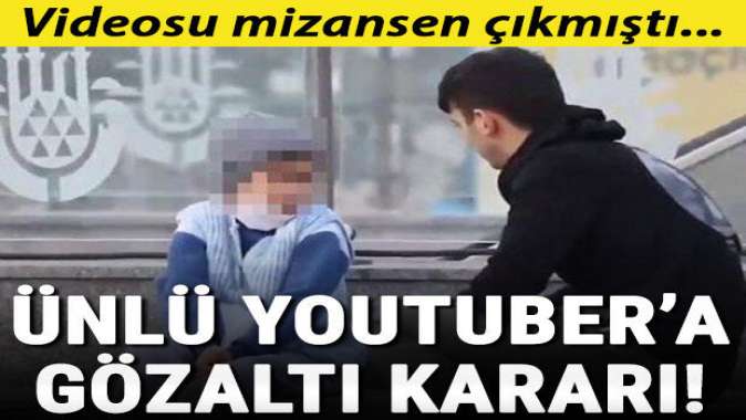 Ünlü YouTubera gözaltı kararı Yazdır A Yazı Tipi Yorumlar 0