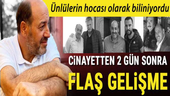 Ünlülerin hocası Salih Memişoğlunu öldüren zanlı yakalandı