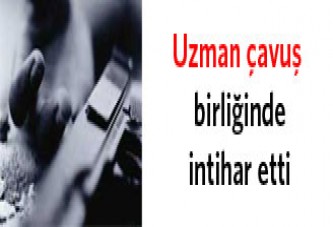 Uzman çavuş birliğinde intihar etti