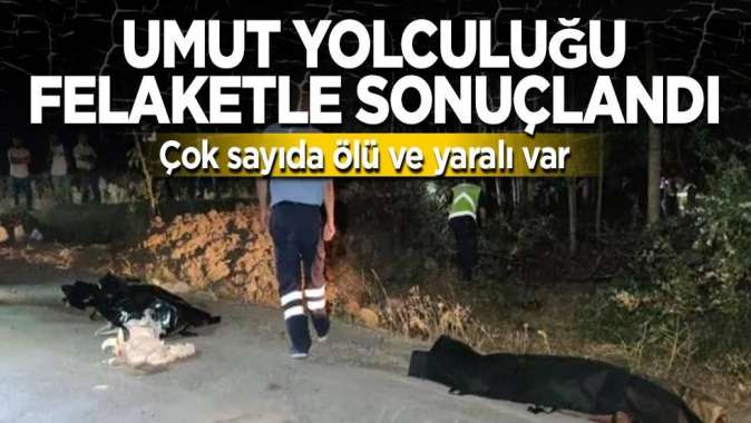 Vanda kaçak göçmen taşıyan minibüs kaza yaptı! Çok sayıda ölü ve yaralı var