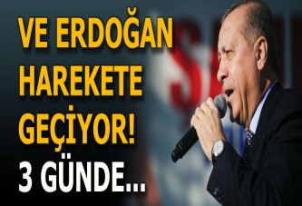 Ve Erdoğan harekete geçiyor! 3 günde 5 il ziyaret edecek...