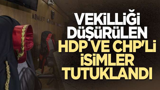 Vekilliği düşürülen 3 isim tutuklandı