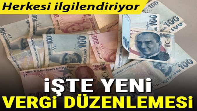 Vergi düzenlemesi kanunu Resmi Gazetede yayımlandı