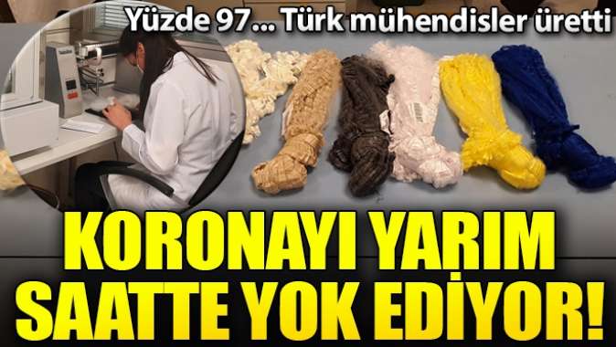 Virüsü yüzde 97 etkisiz hale getiriyor! Yarım saat yetiyor