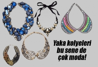 'Yaka Kolye' modası bu kış da sürüyor!