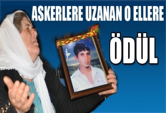 Yaralı askere uzanan o ellere ödül