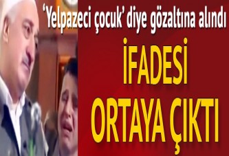 'Yelpazeci çocuk' diye gözaltına alındı, ifadesi ortaya çıktı