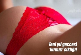 Yeni yıl geccesi 'kırmızı' şıklığı!