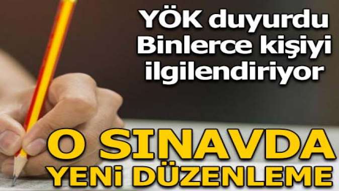 YÖKten önemli karar! ALES Sınavı senede 3 kez yapılacak