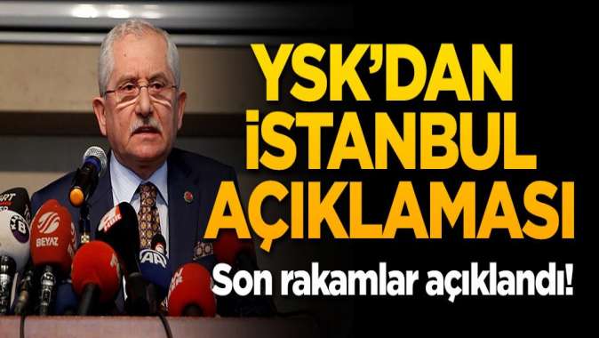 YSK Başkanı Güvenden açıklama