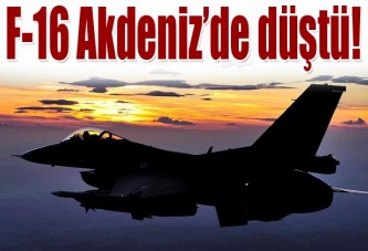 Yunan savaş uçağı Akdeniz'de düştü