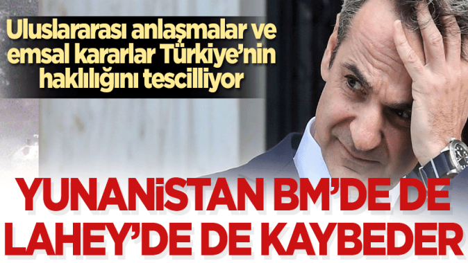 Yunanistan BM’de de Lahey’de de kaybeder