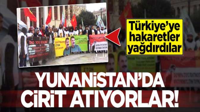 Yunanistan PKKlıları bağrına bastı! Atina sokaklarında cirit atıyorlar