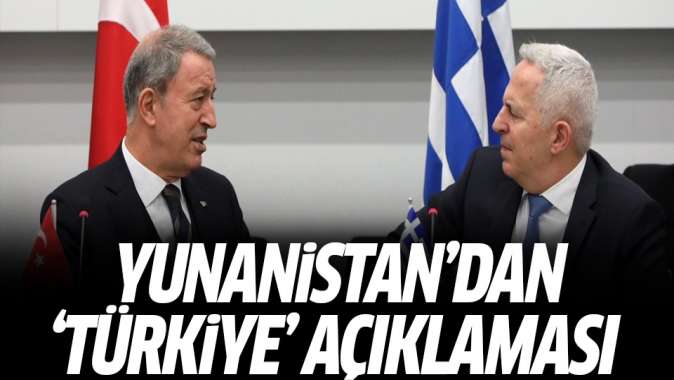 Yunanistan Savunma Bakanından Türkiye açıklaması