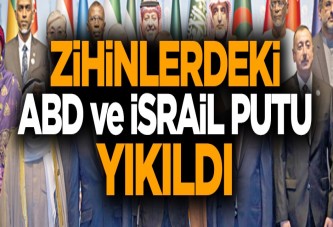 Zihinlerdeki ABD ve İsrail putu yıkıldı