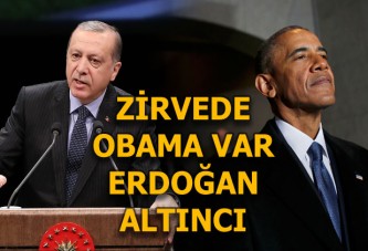 Zirvede Obama var! Erdoğan altıncı sırada...