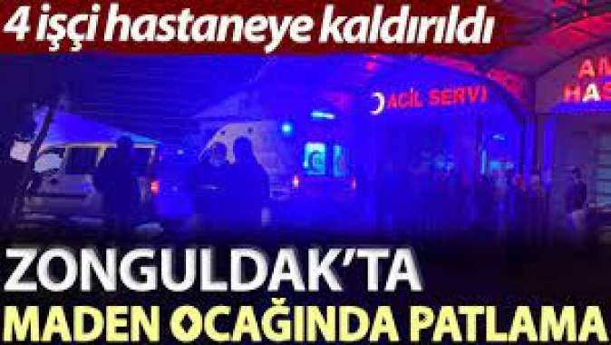 Zonguldak’ta maden ocağında patlama: 4 işçi hastaneye kaldırıldı