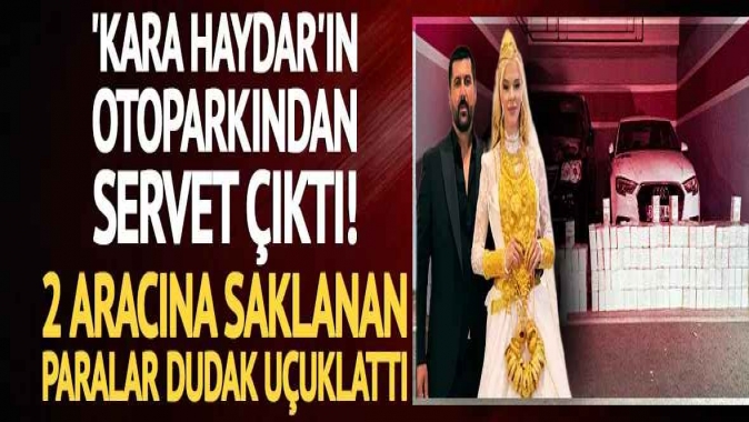 'Vanlı Kara Haydar'a yeni operasyon: İki araçtan servet çıktı!