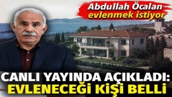 Abdullah Öcalan evlenmek istiyor. Canlı yayında açıkladı: Evleneceği kişi belli