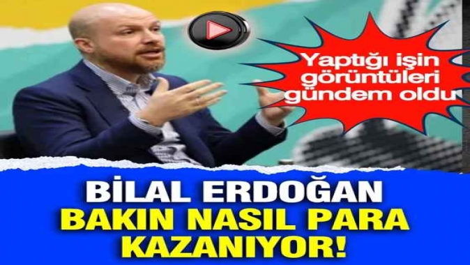 Bilal Erdoğan'a liseli gençten 'Nasıl para kazanıyorsunuz?' sorusu
