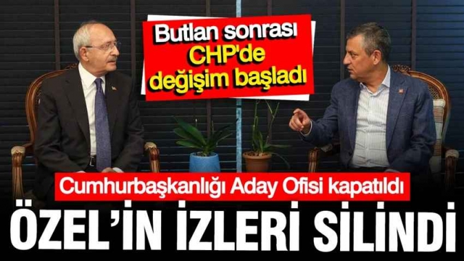 Butlan sonrası kritik hamle: Cumhurbaşkanlığı Aday Ofisi kapatıldı, Özgür Özel'in izleri silindi