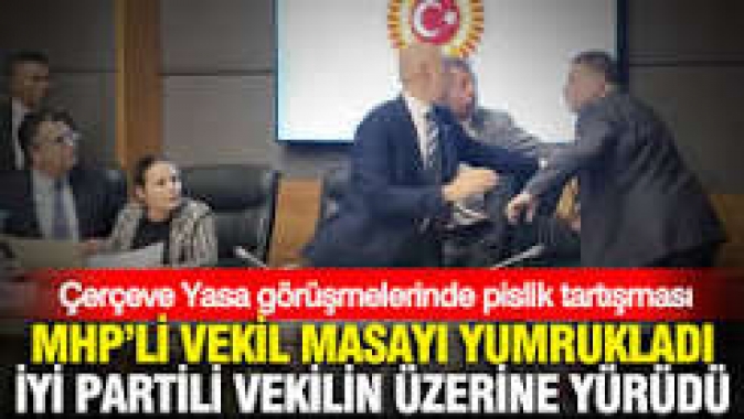 Çerçeve Yasa görüşmelerinde pislik tartışması: