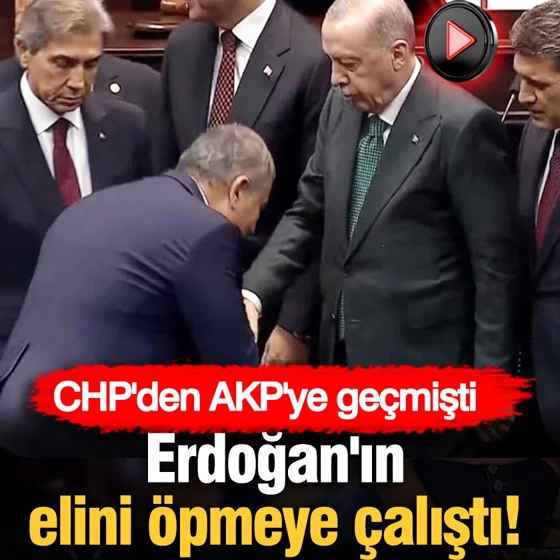 CHP'den AKP'ye geçmişti! Erdoğan'ın elini öpmeye çalıştı
