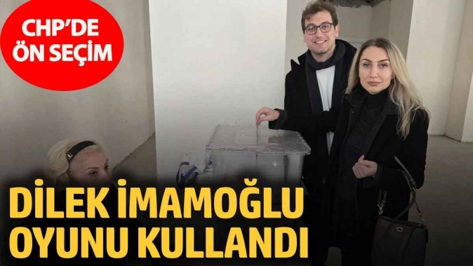 CHP’de ön seçim: Ekrem İmamoğlu'nun eşi Dilek İmamoğlu oyunu kullandı