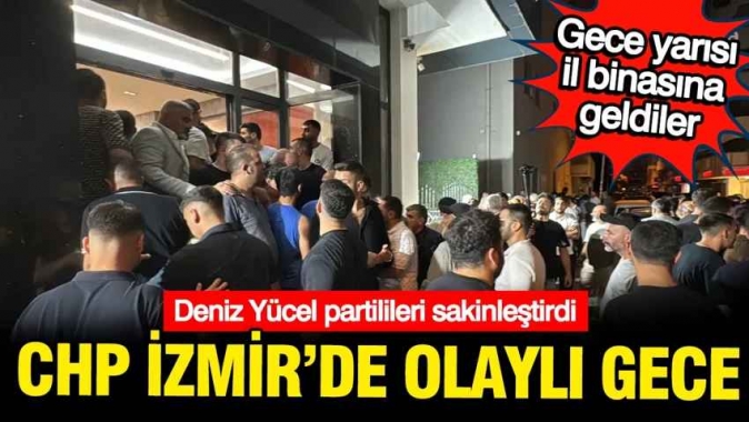 CHP İzmir İl Başkanlığı'na atanan Utku Gümrükçü il binasına girdi, arbede yaşandı