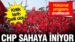 CHP sokağa iniyor