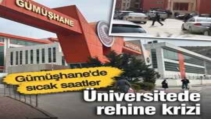 Gümüşhane'de sıcak saatler: Silahlı bir kişi kadın memuru rehin aldı